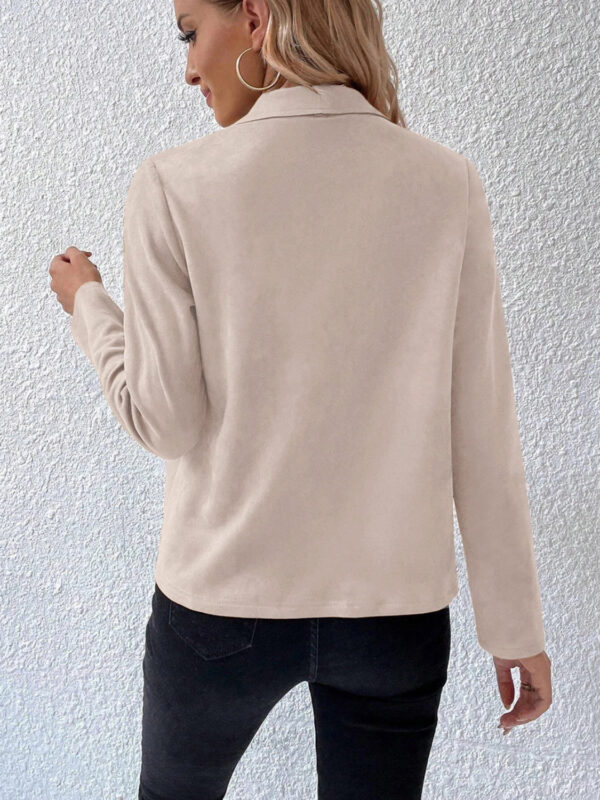 PREORDER Collared Neck Long Sleeve Jacket 4 colors - Image 13