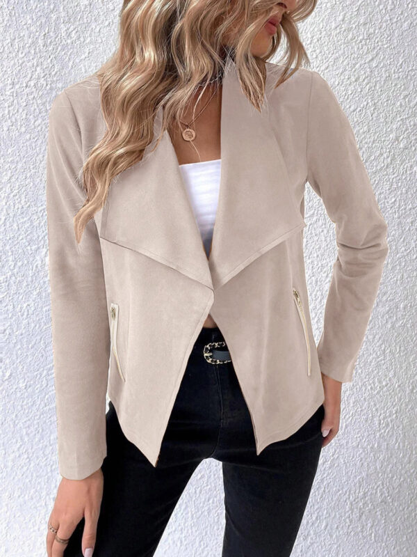 PREORDER Collared Neck Long Sleeve Jacket 4 colors - Image 11