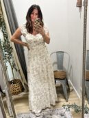 Ruffle Sleeve Tiered Maxi Dress