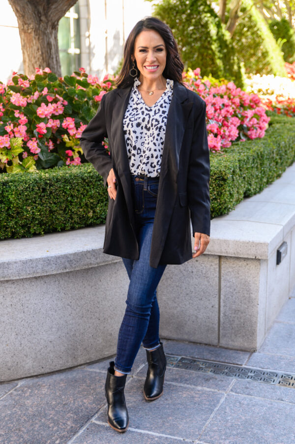 Abby Blazer In Black - Image 2
