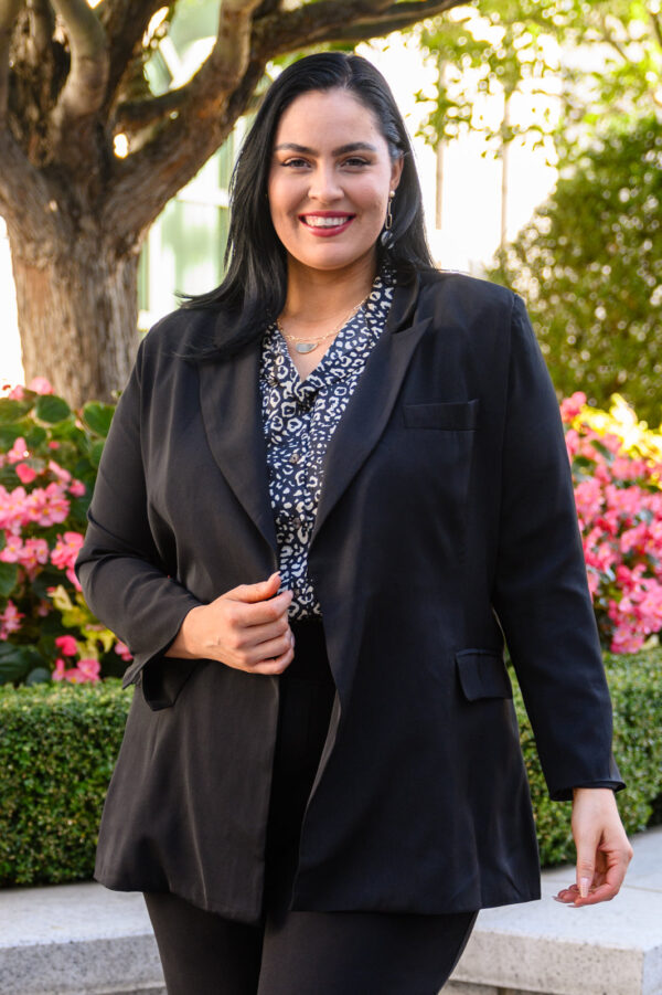 Abby Blazer In Black - Image 6