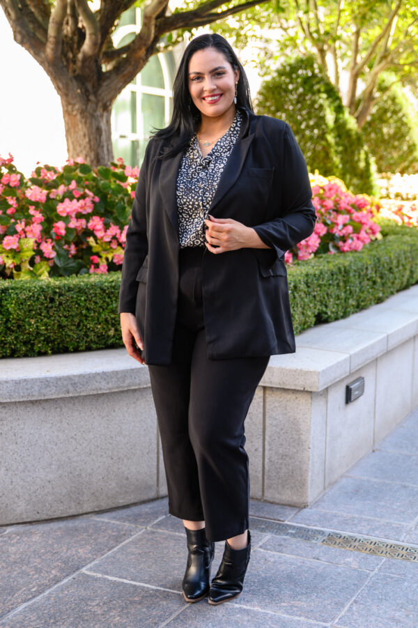 Abby Blazer In Black - Image 7