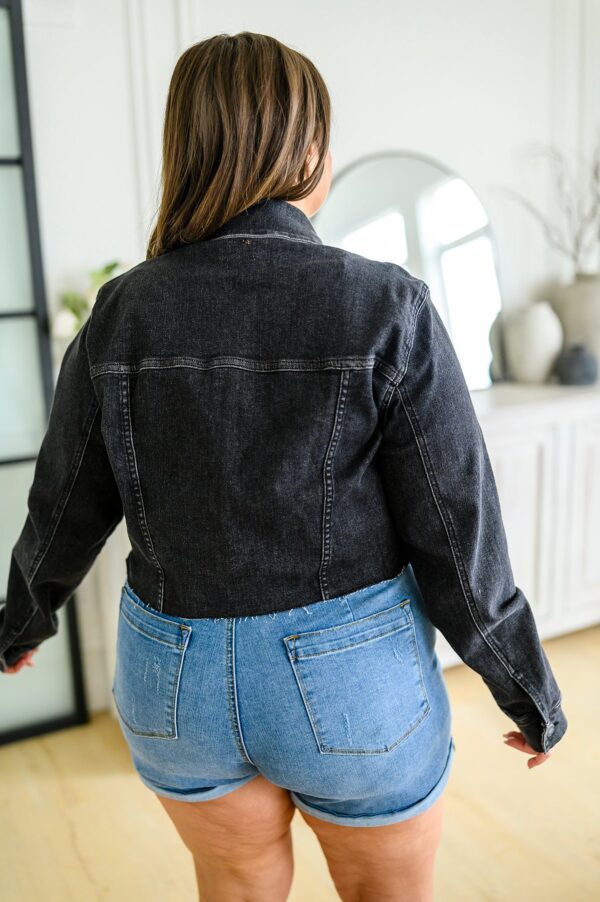 JUDY BLUE Charlie Cropped Denim Jacket - Image 21