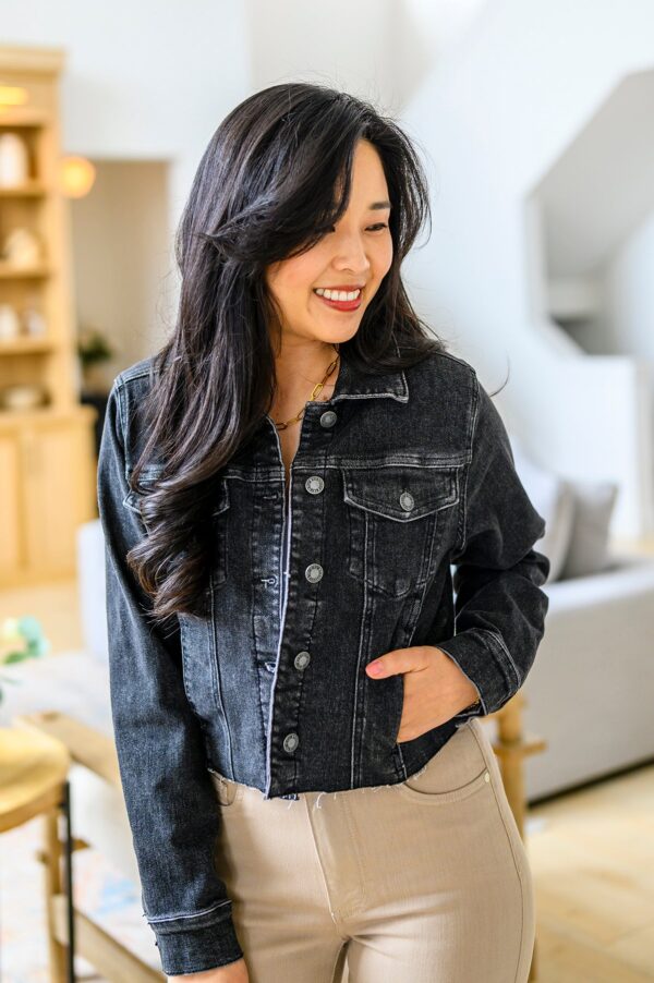 JUDY BLUE Charlie Cropped Denim Jacket - Image 23