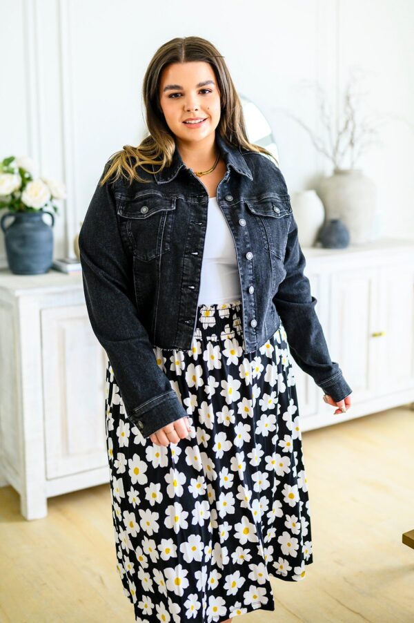 JUDY BLUE Charlie Cropped Denim Jacket - Image 10