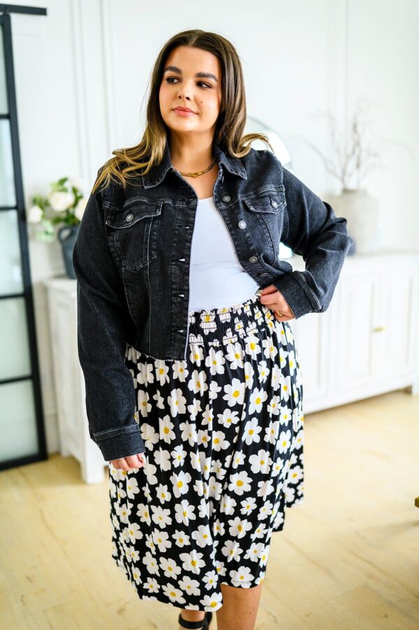 JUDY BLUE Charlie Cropped Denim Jacket - Image 11
