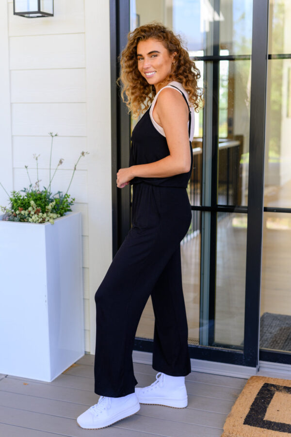 Completely Justified Jumpsuit in Black - Image 8