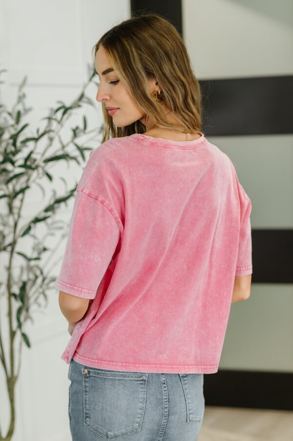 Who's That Girl Crochet Pocket T-Shirt - Image 5